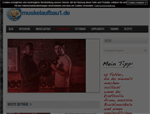 Tablet Screenshot of muskelaufbau1.de
